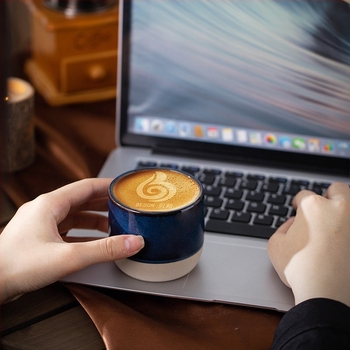 Ceașcă de espresso din gresie din Orientul Mijlociu, ceașcă de kung fu din ceramică colorată, ceașcă de ceai maestru cu detectare FCM, poate fi trimisă în numele