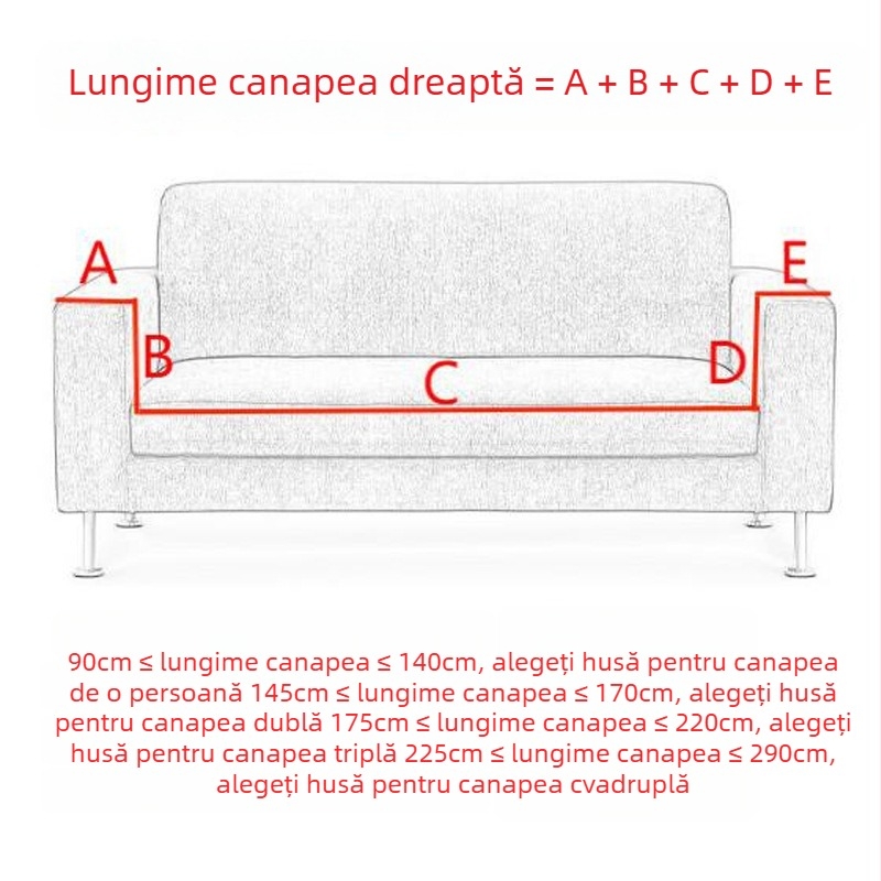 Husă elastică pentru canapea cu model bule, culoare uni, cu tiv decorativ, pentru canapea modulară
