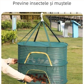 Fabrică de furnizare a unei noi plase de uscare, pește uscat și carne conservată cu piper, rezistentă la țânțari, pulover, lenjerie intimă complet închisă, apucată nebunește