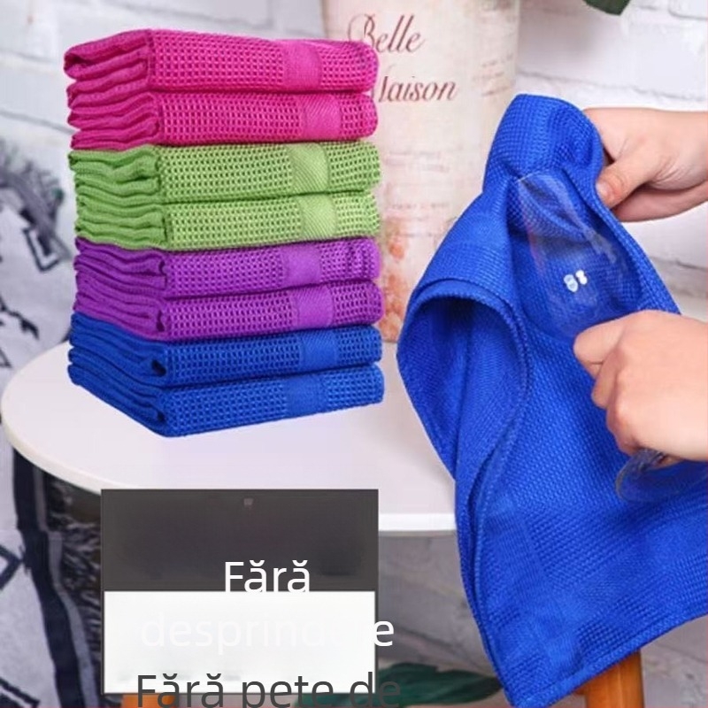 Ștergeți fără sudură oglinda din sticlă baie absorbant fără scame bucătărie treburi casnice cârpă fără filigran magică leneșă cârpă