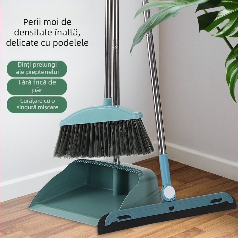 Costum de mătură direct din fabrică, en-gros, mătură de lână moale de uz casnic, mătură de plastic, păr antiaderent, răzuitor lung, făraș de praf