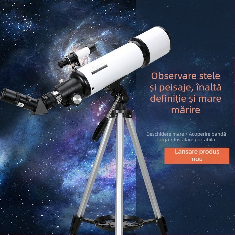 Telescop astronomic transfrontalier profesional pentru observarea stelelor 70500, telescop astronomic pentru spații adânci, rucsac pentru studenți de mare putere, nivel de intrare
