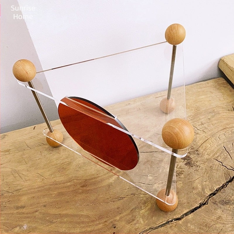 Vânzare directă acrilic cupă de apă parfum cosmetice rack depozitare desktop finisare aromaterapie lumânare tavă rack afișare