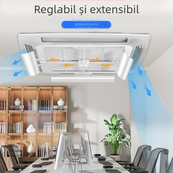 Aer condiționat central integrat, parbriz, reglare telescopică a direcției vântului, aer condiționat central de tavan, deflector de vânt suspendat în partea de sus, transfrontalier