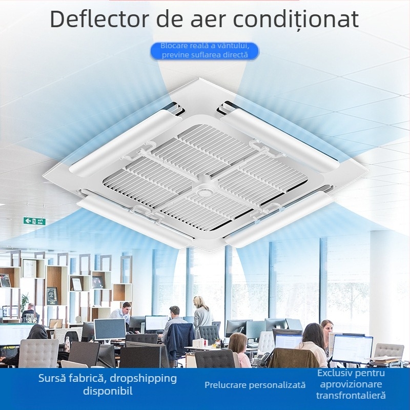 Aer condiționat central integrat, parbriz, reglare telescopică a direcției vântului, aer condiționat central de tavan, deflector de vânt suspendat în partea de sus, transfrontalier