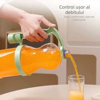 Mâner reglabil pentru sticle de cola cu băuturi transfrontaliere, mâner pentru turnare, sticlă mare, ulei de băuturi, oală, mâner cu o singură mână