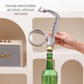 Mâner reglabil pentru sticle de cola cu băuturi transfrontaliere, mâner pentru turnare, sticlă mare, ulei de băuturi, oală, mâner cu o singură mână