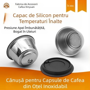 Capsulă de cafea din oțel inoxidabil Duoqu Kusi Grease, accesorii pentru ceașcă de filtru Dolce reciclabilă