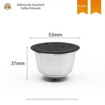 Capsulă de cafea din oțel inoxidabil Duoqu Kusi Grease, accesorii pentru ceașcă de filtru Dolce reciclabilă