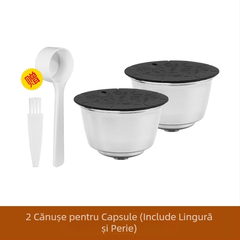 Capsulă de cafea din oțel inoxidabil Duoqu Kusi Grease, accesorii pentru ceașcă de filtru Dolce reciclabilă