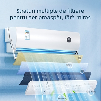 Deflector de vânt retractabil pentru aer condiționat, paravan anti-vânt direct, deflector de vânt pentru aer condiționat, deflector de vânt pentru purificare, en-gros