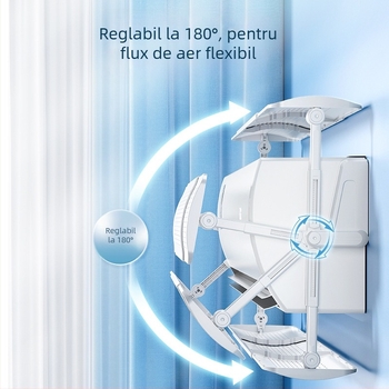 Deflector de vânt retractabil pentru aer condiționat, paravan anti-vânt direct, deflector de vânt pentru aer condiționat, deflector de vânt pentru purificare, en-gros
