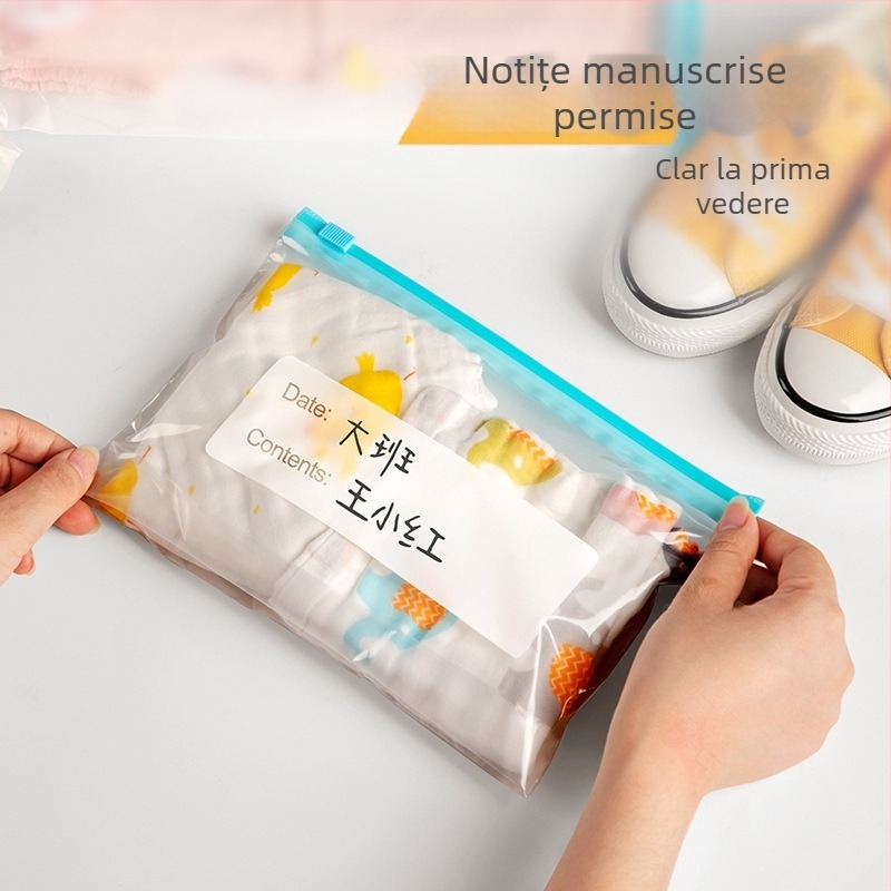 Geantă de depozitare a hainelor pentru copii, haine de grădiniță, depozitare a alimentelor, geantă de ambalare rezistentă la praf, geantă de călătorie
