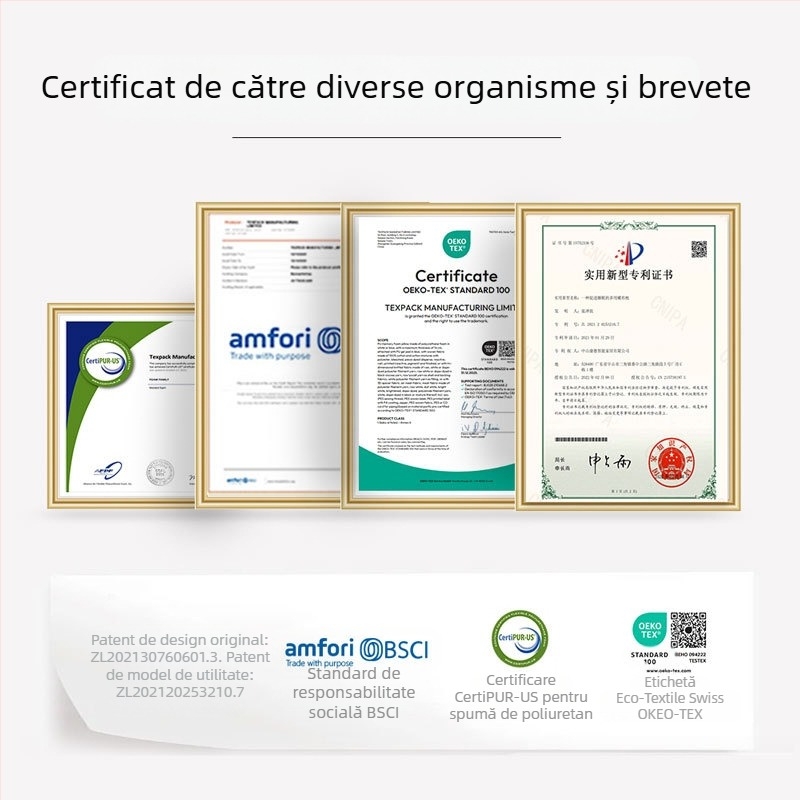 Pernă cu fluture Amazon, pernă cu memorie, cu revenire lentă, presiune zero, pernă pentru gâtul adulților, pernă de hotel, pernă cervicală