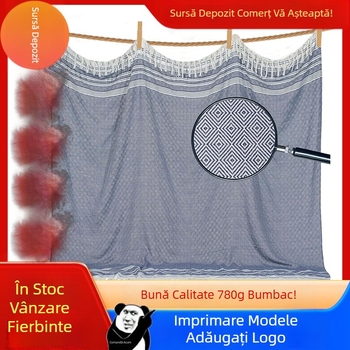 În stoc Prosop de plajă gigant cu curcan, pătură extra mare, stil boem, prosop de plajă, prosop de baie, 180x180