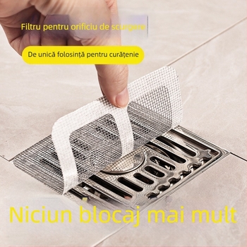Pastă de sifon pentru podea, de unică folosință, autoadezivă, cu cuvântul câmp, anti-colmatare, rezistentă la insecte, pentru baie, filtru de chiuvetă de bucătărie