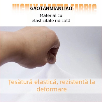 Husă de scaun Cross-Border Hotel, albă, înfășurată în picioare, din mătase lapte, elastică, îngroșată, pentru conferințe, hotel, nunți, husă specială pentru scaun