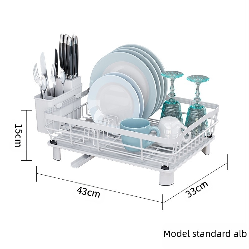 Bucătărie scurgere vase raft bol bețișoare depozitare rack tacâmuri depozitare rack scurgere coș chiuvetă chiuvetă vase raft