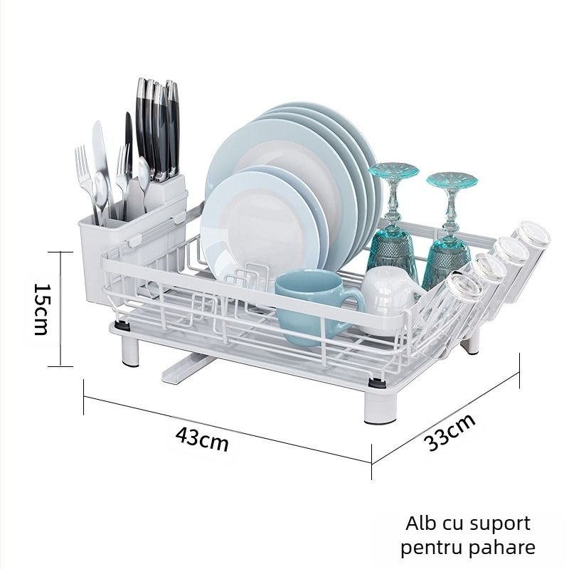 Bucătărie scurgere vase raft bol bețișoare depozitare rack tacâmuri depozitare rack scurgere coș chiuvetă chiuvetă vase raft