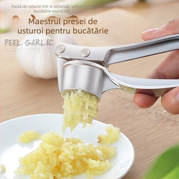 Rășniță de usturoi manuală de uz casnic curățător de usturoi mojar de usturoi râșniță ... tăietor de usturoi presă de usturoi