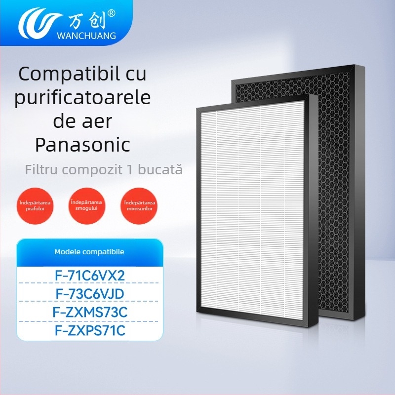 Potrivit pentru filtrul purificatorului de aer Panasonic F-71C6VX2/filtrul F-73C6VJD ZXMS73C/ZXPS71C