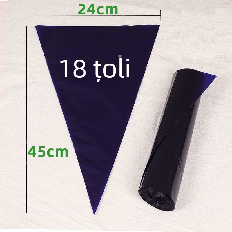 Pungă de patiserie albastră Amazon, 50 de bucăți, 25 * 52 cm, de unică folosință, pentru cremă îngroșată