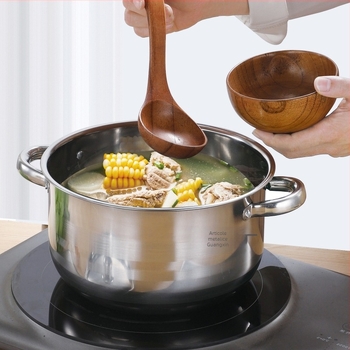 Furnizare transfrontalieră directă din fabrică, set de oale din oțel inoxidabil îngroșat, capac din oțel 18-26 cm, Spania, Mexic