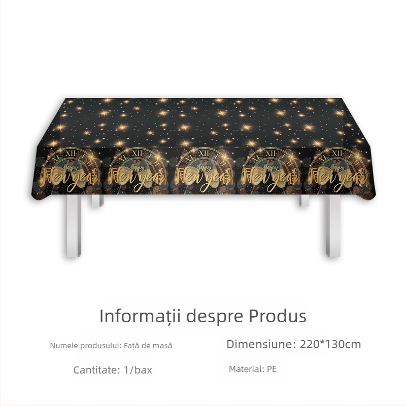 Față de masă de festival Amazon în stoc, față de masă de unică folosință din PE, Ziua Îndrăgostiților, petrecere irlandeză de Ziua Sfântului Patrick