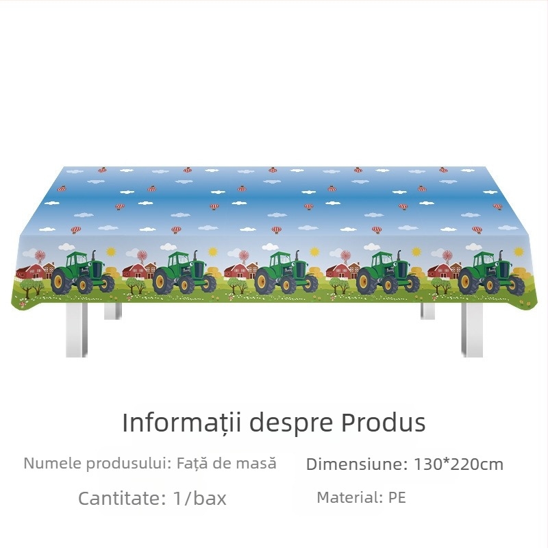 Față de masă de festival Amazon în stoc, față de masă de unică folosință din PE, Ziua Îndrăgostiților, petrecere irlandeză de Ziua Sfântului Patrick