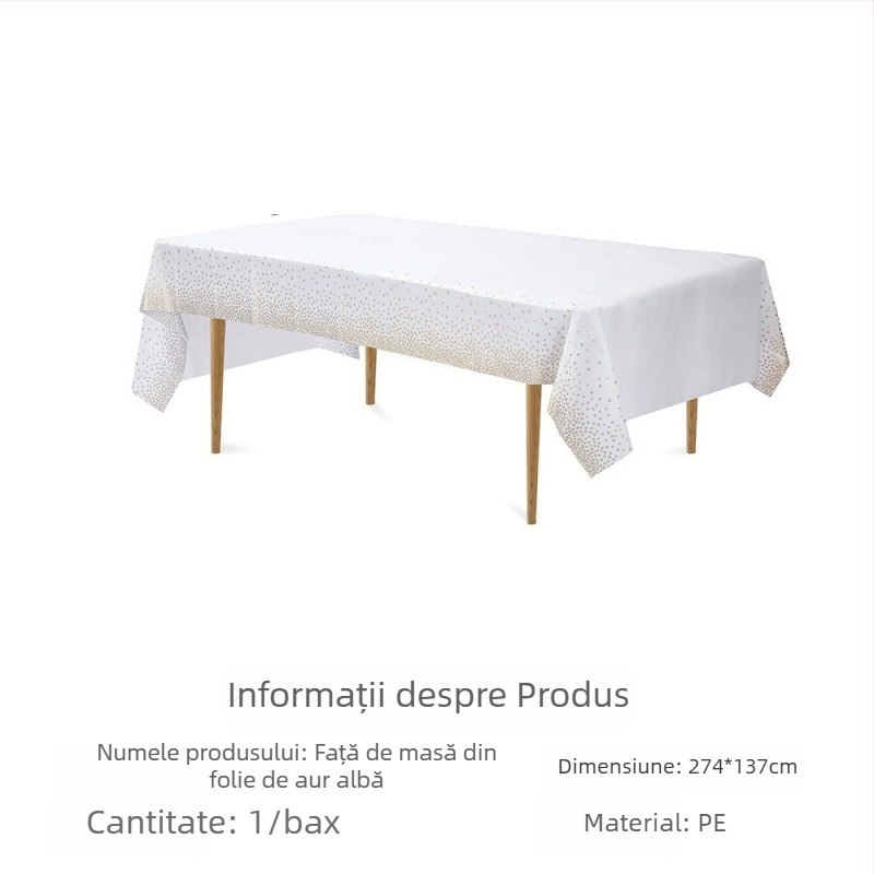 Față de masă de festival Amazon în stoc, față de masă de unică folosință din PE, Ziua Îndrăgostiților, petrecere irlandeză de Ziua Sfântului Patrick