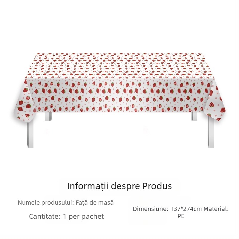 Față de masă de festival Amazon în stoc, față de masă de unică folosință din PE, Ziua Îndrăgostiților, petrecere irlandeză de Ziua Sfântului Patrick