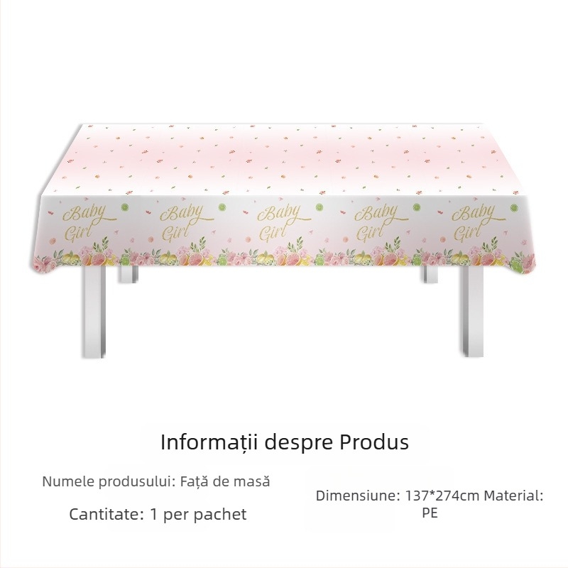 Față de masă de festival Amazon în stoc, față de masă de unică folosință din PE, Ziua Îndrăgostiților, petrecere irlandeză de Ziua Sfântului Patrick