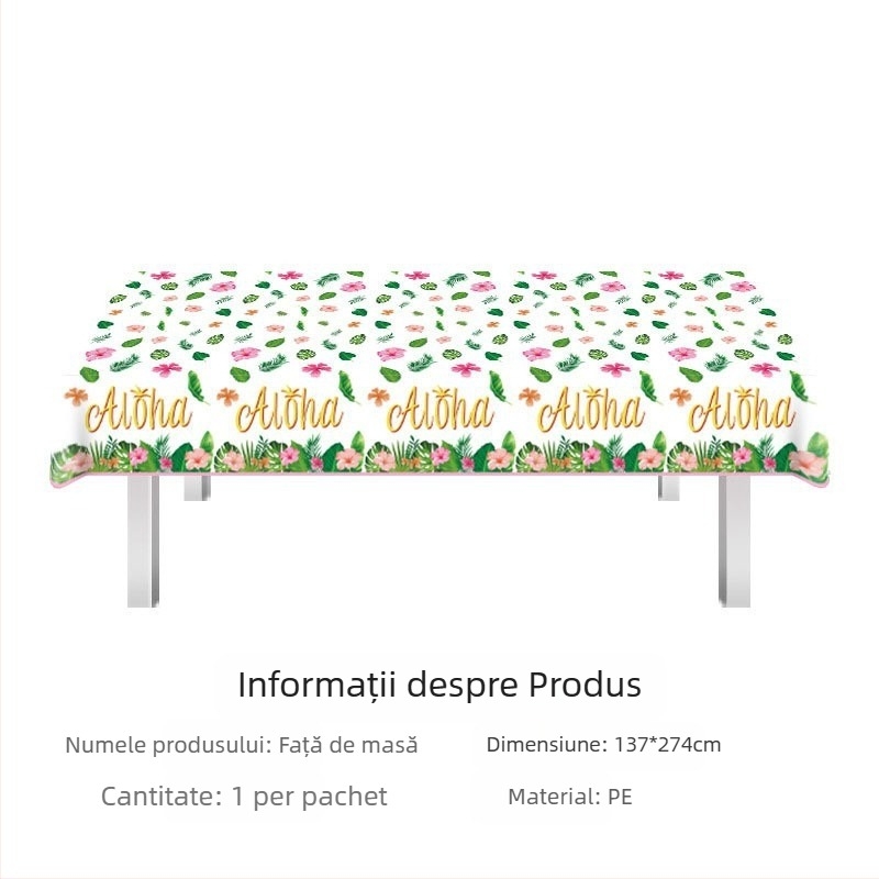 Față de masă de festival Amazon în stoc, față de masă de unică folosință din PE, Ziua Îndrăgostiților, petrecere irlandeză de Ziua Sfântului Patrick