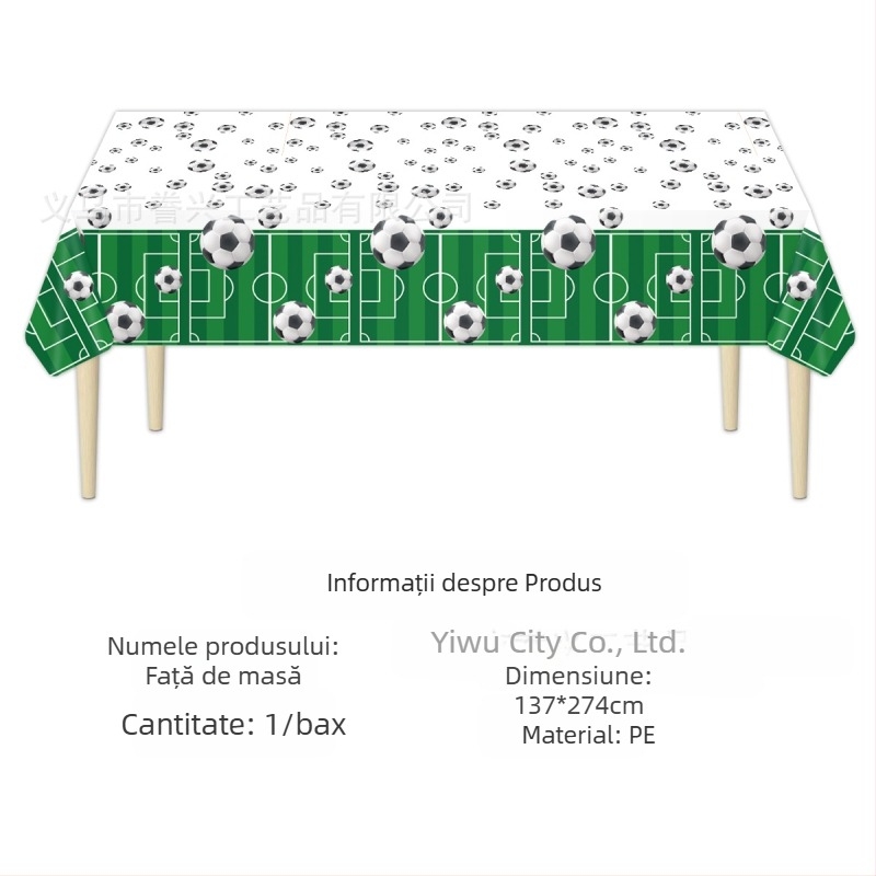 Față de masă de festival Amazon în stoc, față de masă de unică folosință din PE, Ziua Îndrăgostiților, petrecere irlandeză de Ziua Sfântului Patrick