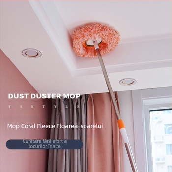 Mop de floarea-soarelui, lavetă, mop de praf, spălătorie auto, mop de tavan, îndepărtarea prafului de perete