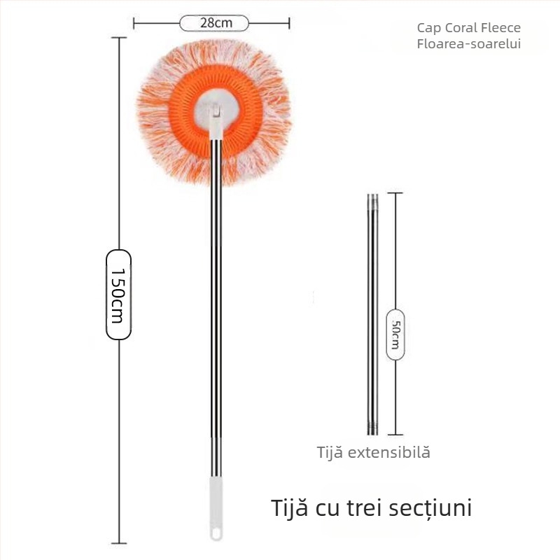 Mop de floarea-soarelui, lavetă, mop de praf, spălătorie auto, mop de tavan, îndepărtarea prafului de perete