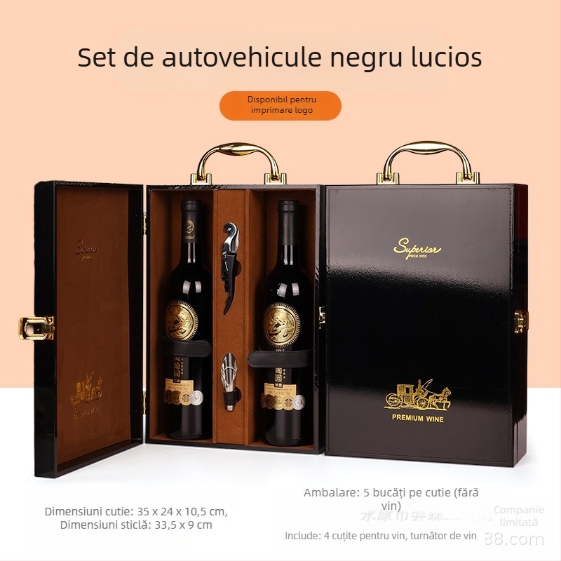 Producător de cutii de ambalare de înaltă calitate, cutii cadou pentru vin cu fereastră, cutii pentru vin în stoc, cutii cadou de înaltă calitate en-gros, potrivite pentru vinul Penfolds