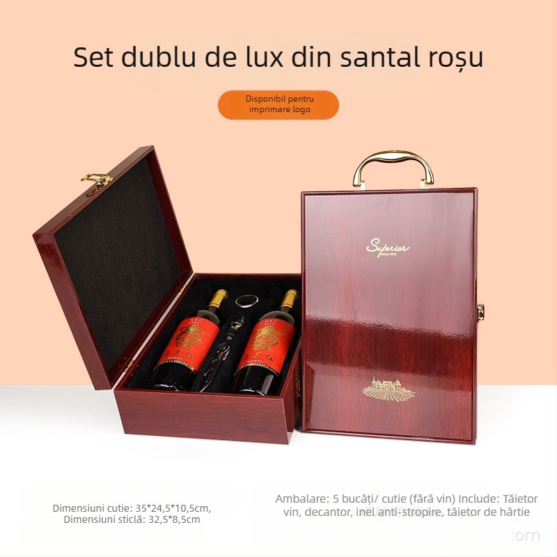 Producător de cutii de ambalare de înaltă calitate, cutii cadou pentru vin cu fereastră, cutii pentru vin în stoc, cutii cadou de înaltă calitate en-gros, potrivite pentru vinul Penfolds