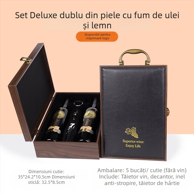 Producător de cutii de ambalare de înaltă calitate, cutii cadou pentru vin cu fereastră, cutii pentru vin în stoc, cutii cadou de înaltă calitate en-gros, potrivite pentru vinul Penfolds