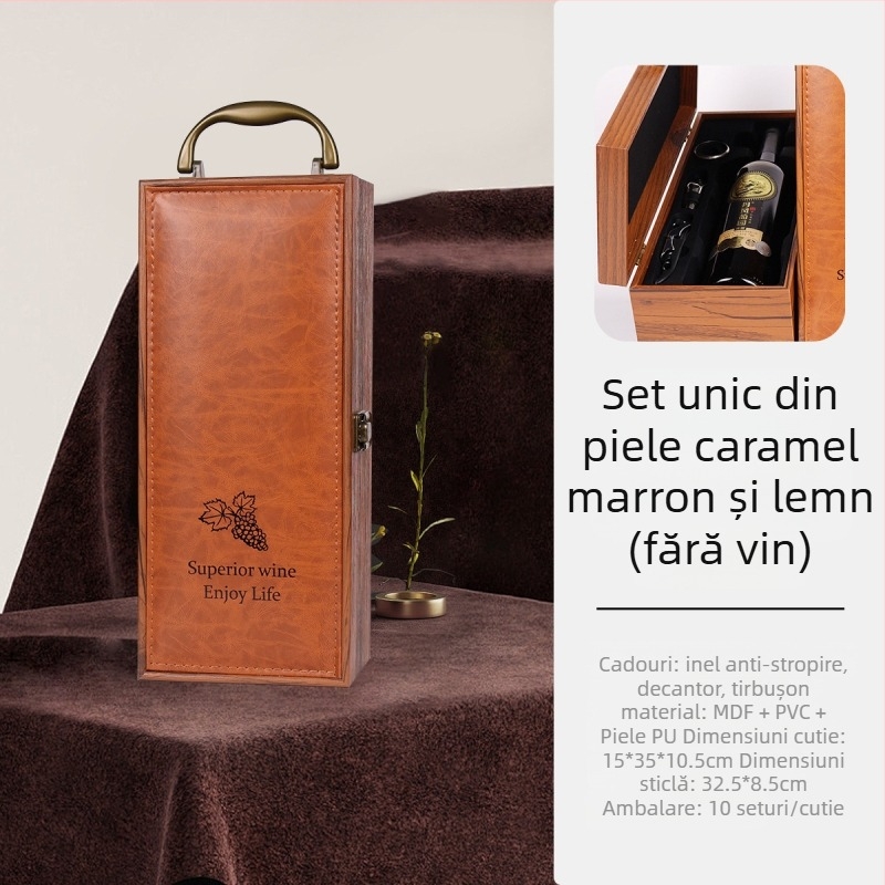 Producător de cutii de ambalare de înaltă calitate, cutii cadou pentru vin cu fereastră, cutii pentru vin în stoc, cutii cadou de înaltă calitate en-gros, potrivite pentru vinul Penfolds