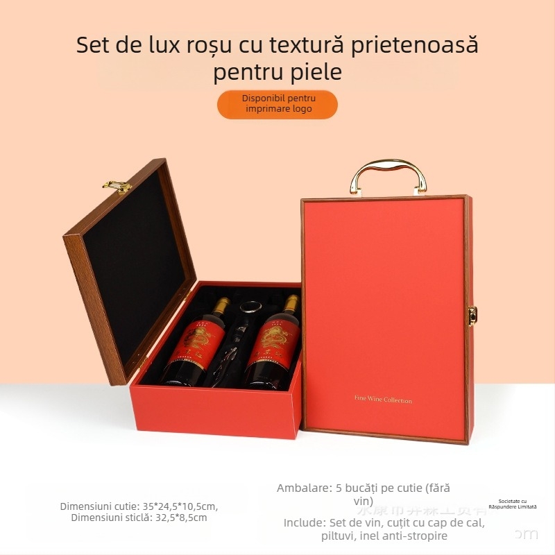 Producător de cutii de ambalare de înaltă calitate, cutii cadou pentru vin cu fereastră, cutii pentru vin în stoc, cutii cadou de înaltă calitate en-gros, potrivite pentru vinul Penfolds