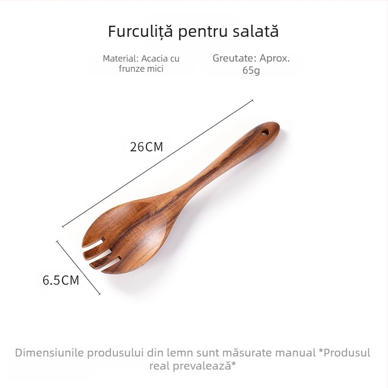 Lopată din lemn de salcâm, strecurătoare, lingură de orez, mâner lung, amestecare, condimente de uz casnic, gătit, oală fierbinte, lingură de supă, pliabilă, pliabilă