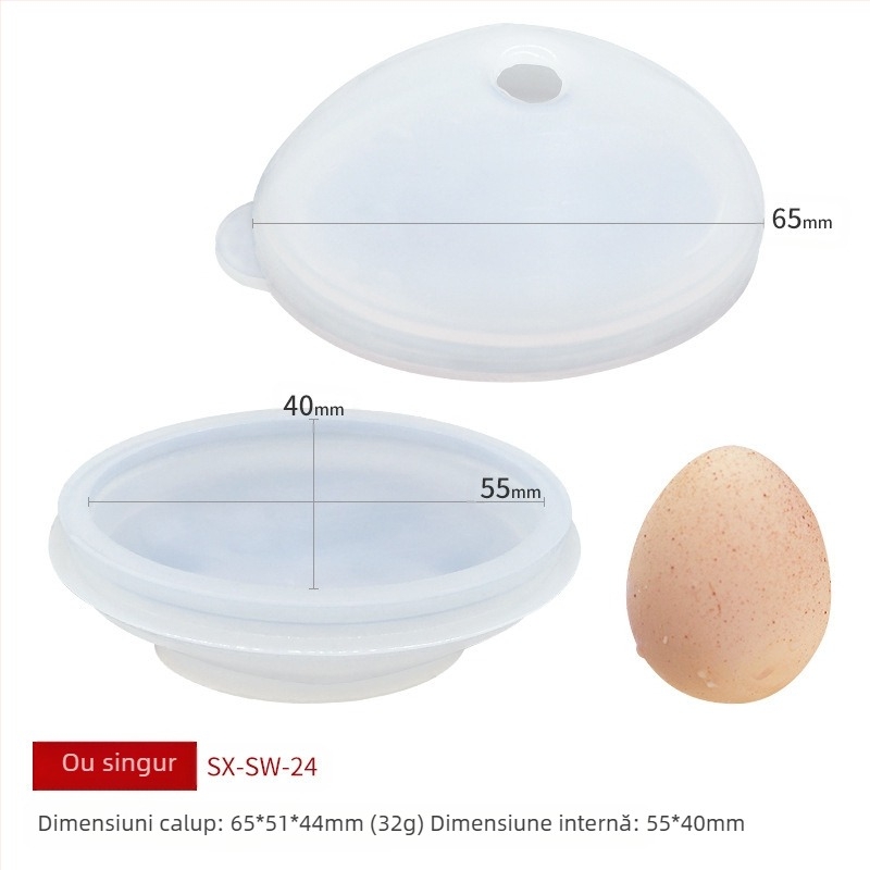Mucegai din silicon Amazon Explosions pentru ouă de Paște, formă de ouă franceze, formă de floare, tort, mousse, mucegai, ou de pasăre