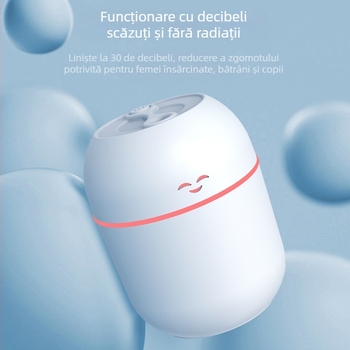 Umidificator mini pentru dormitor, USB, portabil pentru mașină, mut, mic umidificator pentru aromaterapie, cadou ODM, en-gros