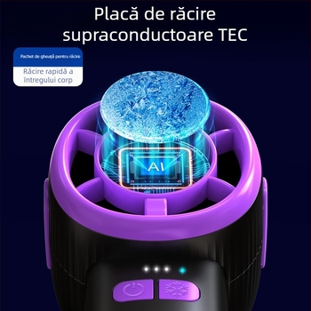 2025 nou ventilator semiconductor cu afișaj digital de mare viteză cu 100 de viteze, refrigerare cu gheață, ventilator portabil USB, mic