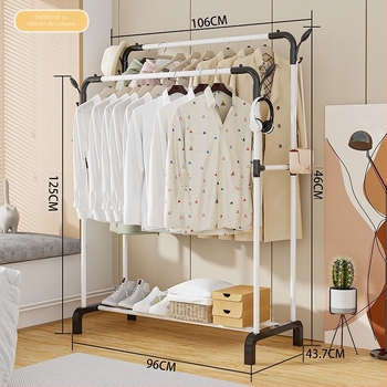 Suport simplu de depozitare pentru haine, podea, dormitor, living, suport simplu pentru haine, balcon vertical, uscător de haine, en-gros