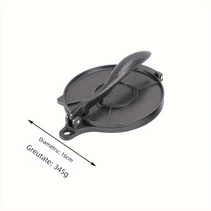 Presă de piele pentru găluște, aliaj de aluminiu, presată manual, tăiței mexicani, presă manuală pentru aluat de porumb, mașină de modelat tort, presă pentru tort