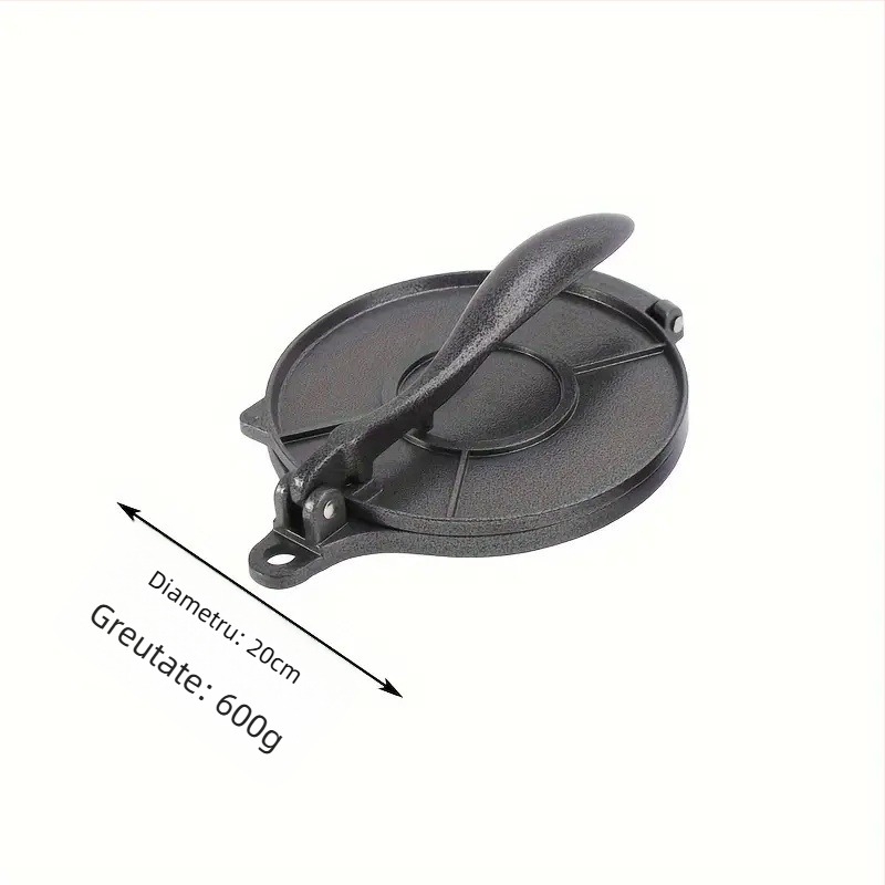 Presă de piele pentru găluște, aliaj de aluminiu, presată manual, tăiței mexicani, presă manuală pentru aluat de porumb, mașină de modelat tort, presă pentru tort