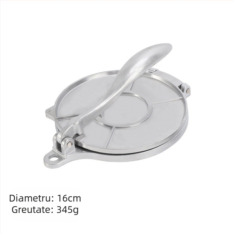 Presă de piele pentru găluște, aliaj de aluminiu, presată manual, tăiței mexicani, presă manuală pentru aluat de porumb, mașină de modelat tort, presă pentru tort