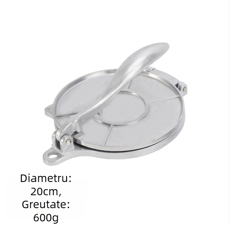 Presă de piele pentru găluște, aliaj de aluminiu, presată manual, tăiței mexicani, presă manuală pentru aluat de porumb, mașină de modelat tort, presă pentru tort